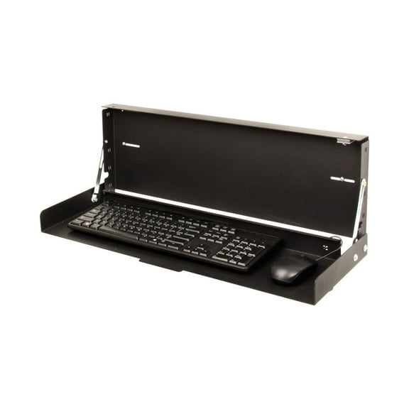 RackSolutions Folding Wall Mount for Full Size Keyboard - Maximize Workspace Efficiency
