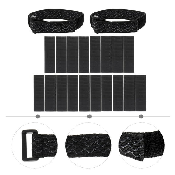 TAILTOSS 1set Boots Fix Strap Non Slip Tape For Enhanced Stability For Boots Includes Straps Adhesive Pads