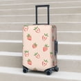thumbnail image 4 of Salouo Strawberries Pattern Travel Dust-proof Suitcase Cover, Softside Suitcase Protector Luggage Cover Protector for 18-32inch ,Not Included Suitcase, 4 of 8