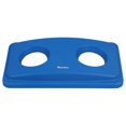 Recycling Lid, Blue Plastic, for Bottles/Cans, Compatible with 23