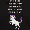 thumbnail image 3 of CafePress - I Almost Fell Off My Unicorn Dark T Shirt - Men's Classic Graphic Cotton T-Shirt, 3 of 4