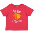 thumbnail image 3 of Inktastic Little Peach Cute Heart Shaped Peach Boys or Girls Baby T-Shirt, 3 of 5