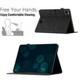 thumbnail image 3 of Case for iPad Air 5th/4th Gen 2022/2020 & iPad Pro 11 Inch 2022/2021/2020/2018 Released,PU Leather Embossed Coconut Tree Slim Case with Pencil Holder Card Slot Protective Smart Cover,Black, 3 of 6