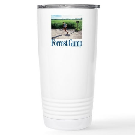 

CafePress - Forrest Gump Run - Stainless Steel Travel Mug Insulated 20 oz. Coffee Tumbler