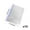Purple, variant on 10 PCS Clear Report Covers with Sliding Bar,Project Folders for A4 and Letter Size Paper,100 Sheet Capacity Presentation Binder Transparent Resume Folder for File Report Paper Office