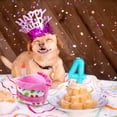 thumbnail image 4 of Juguete chirriante para perro Billuyoard pastel de peluche rosa 4 5 pulgadas, 4 of 6