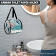 thumbnail image 4 of ZIATUBLE Hummingbird Flower Paper Dispenser Kitchen Soft Toilet Paper Storage Holder Stain Resistant Roll Paper Towel Storage Case Universal Carrying and Storage Case Home Decor, 4 of 7
