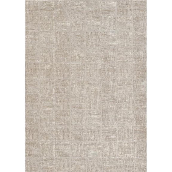 Momeni TALIATLI-2BGE5376 5 ft. 3 in. x 7 ft. 6 in. Talia Machine Made Rectangle Area Rug, Beige