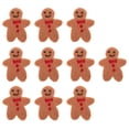 thumbnail image 4 of 10Pcs Gingerbread Man Felt Pendants DIY Wool Felt Pendants Wreath Decor Materials, 4 of 7