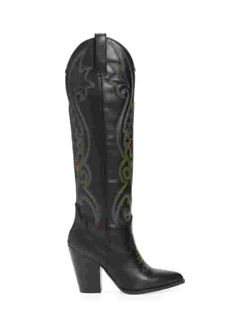 【Steve Madden】LASSO ウエスタンブーツ STEVE MADDEN LASSO Boots Black Multi - Walmart.com