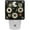 Multi-colored 2, variant on PhooArto Moon Phase Floral Plug in LED Night Light Auto Sensor Dusk to Dawn Decorative Night for Bedroom, Bathroom, Kitchen, Hallway, Stairs, Baby's Room, Energy Saving