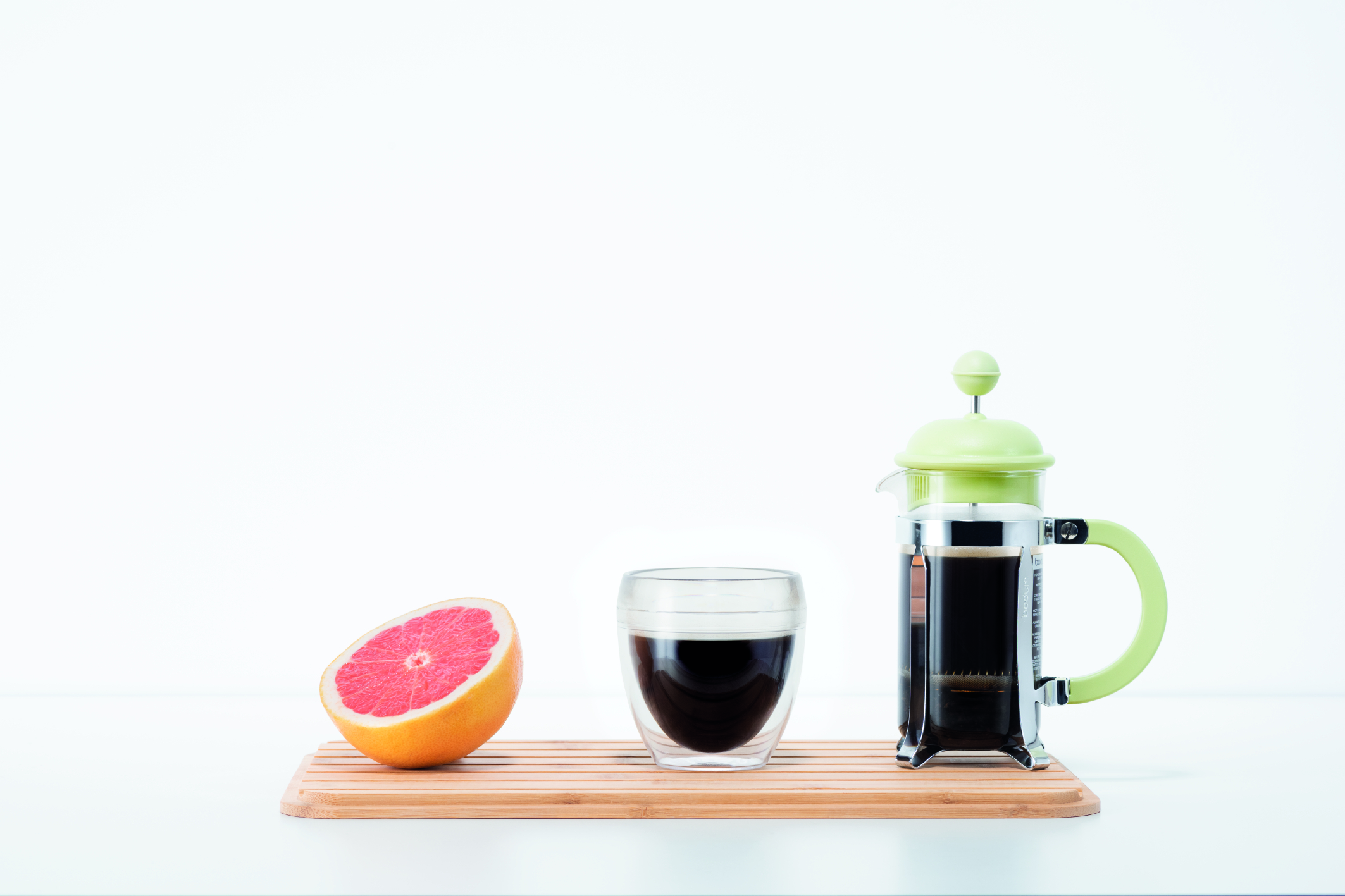 Bodum Caffettiera Coffee Maker with Borosilicate Glass Carafe, 12 Ounce, Light Green