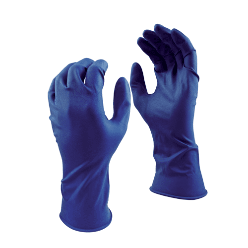 Watson WTS5553PFL (50)15 Mil Blue Latex Gloves Large
