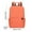 Orange, variant on Zmeidao Adult Solid Color Small Backpack Men And Women Style Schoolbag Lightweight Schoolbag