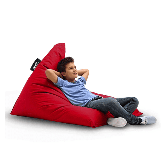 Puff Mx Puff Triangular para niños acabado nylon Rojo Puff Mx Puff Triangular Nylon Rojo