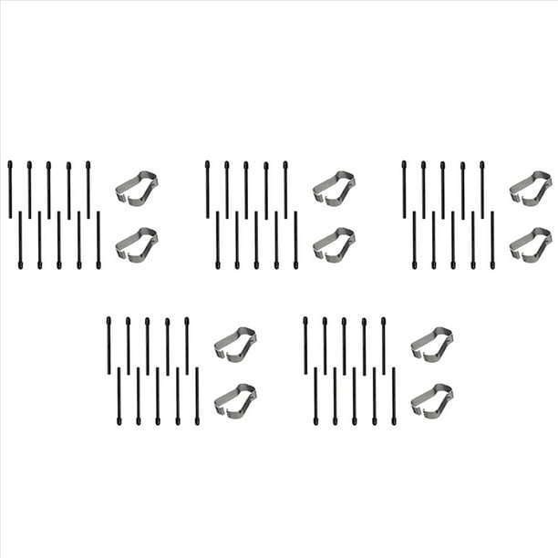 (Paquete de 50) Puntas/Puntas de Rotulador para 2 Puntas/Puntas de Repuesto para Lápiz Capacitivo Suave (Negro)