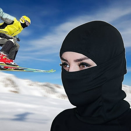 Outdoor Cycling Balaclava Full Face Mask Bicycle Ski Bike Ride Snowboard Sport Headgear black One