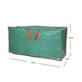 thumbnail image 4 of Bolsa de almacenamiento,Organizador de bolsas de almacenamiento de ramas de árboles de Navidad,Contenedor de almacenamiento navideño con asas de transporte,Bolsa de corona PE Verde Pequeño, 4 of 8