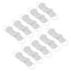 thumbnail image 2 of 10 piezas de sujetador desechable tejido libre de spa salón superior ropa interior sujetador para mujeres niñas blanco, 2 of 14