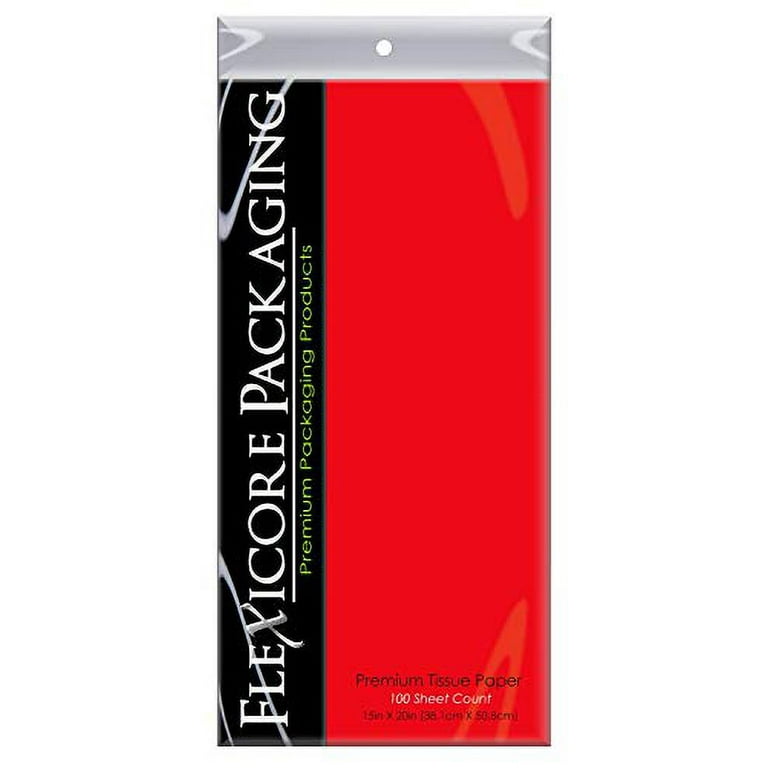  Flexicore Packaging, Burgundy Gift Wrap Tissue Paper, Size:  15x20