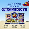 thumbnail image 6 of Pirate's Booty Aged White Cheddar Cheese Puffs, 60ct, 0.5oz Individual Size Bags, Gluten Free, Healthy Kids Snacks, 100 Calorie Packs, 6 of 6