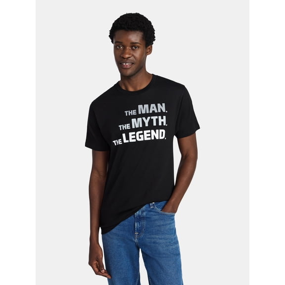 Father's Day Men's Dad Man Myth Legend Graphic Tee from Way to Celebrate, Sizes XS-5XL