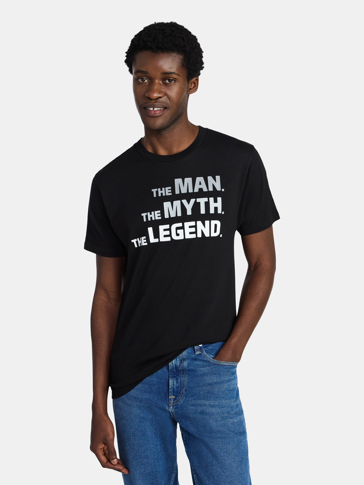 Father's Day Men's Dad Man Myth Legend Graphic Tee from Way to Celebrate, Sizes XS-5XL