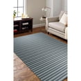 thumbnail image 4 of EORC Gray Transitional Geometric Reversible Flatweave Striped Area Rug  Versatile and Stylish Wool Rug Perfect for Enhancing the Aesthetic of Your Living Room, Bedroom, or Home D?cor, 4 of 9