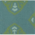 thumbnail image 5 of BoutiqueRugs Poestenkill Contemporary Runner Rug - Teal, Green, Ice Blue - 2'6" x 8' Runner, 5 of 6