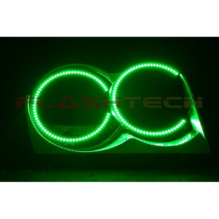 Flashtech LED RGB Multi Color Halo Ring Headlight and Fog Light