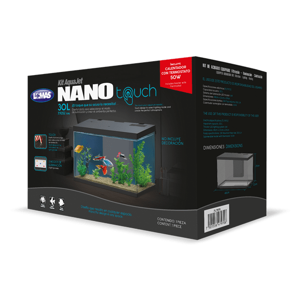 ACUARIO NANO TOUCH 30 LT