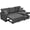 Charcoal Black, variant on Convertible Sleeper Sofa Bed, 76.5" L Shaped Sectional Couch Pull Out Bed Reversible Storage Chaise Compact Linen Sofa Small Space Apartment Living Room,Beige