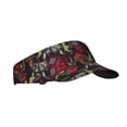 thumbnail image 2 of Gaeub Vintage Gaming Sun Visor Hats with Empty Top and Adjustable, UV Protection for Golf Tennis Cycling Running, 2 of 8