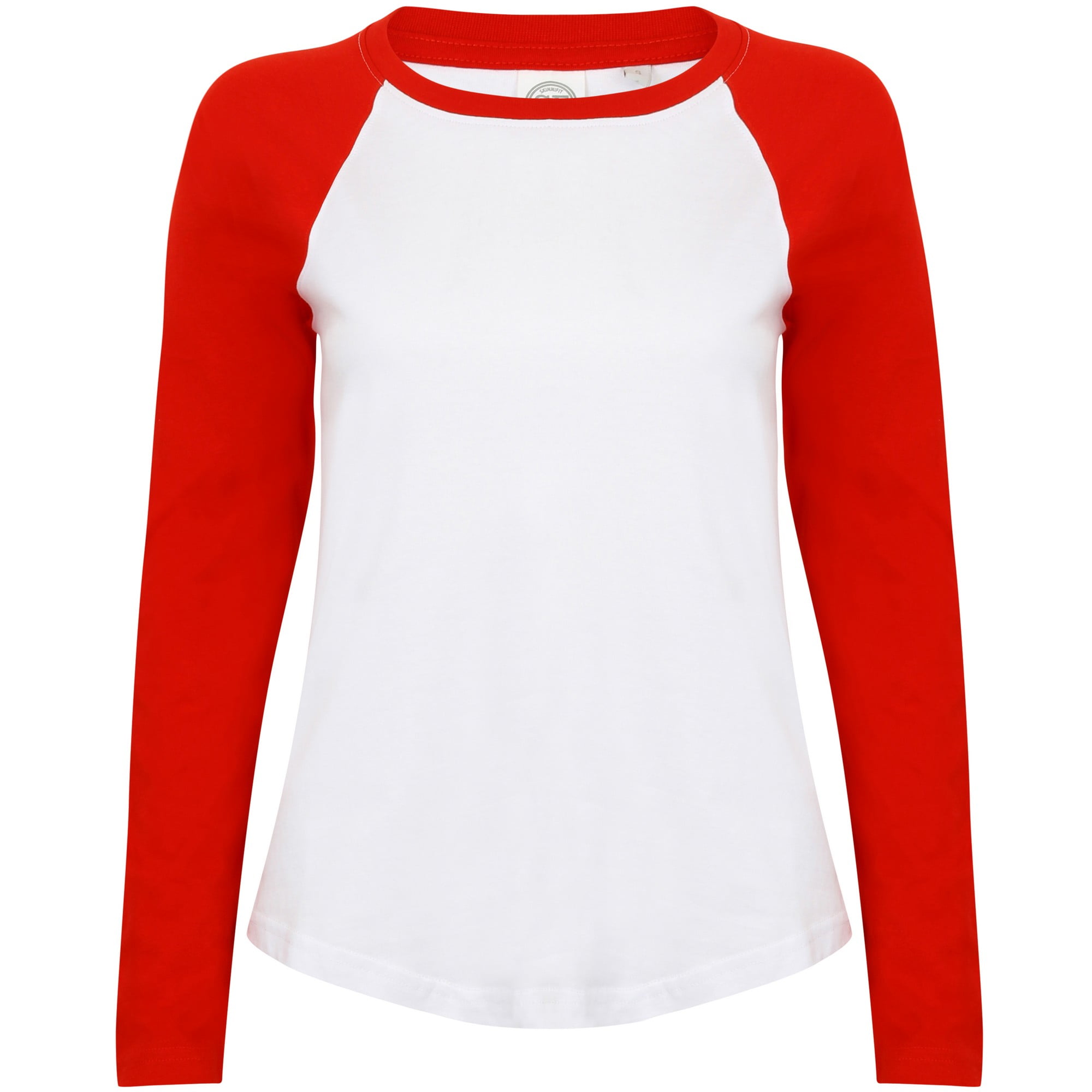 Skinnifit Womens Long Sleeve Baseball T 