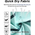 thumbnail image 4 of Mens Swim Trunks 9" Quick Dry Stretch Swim Shorts Mesh Lining Bathing Suits Swimwear Beach Shorts with Pockets, 4 of 6