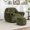 Green 906, variant on Faux -Bean Bag Chair with Back Support for Adults and , Comfy Stuffed Floor Sofa for Living Room Bedroom Apartment, White 42.5L x 42.2W x 30.7H