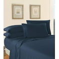 thumbnail image 2 of Elegant Comfort 6-Piece Bed Sheets - Microfiber 1500 Thread Count, King Navy Blue, 2 of 4