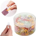 thumbnail image 1 of Sewing Clips Quilting Clips Versatile Craft Clips for Quilting Fabric Binding Crocheting Kniting Etc. Color: Random Size: 27x15x10 Mm, 1 of 8