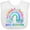 AA-White, variant on Inktastic Big Sister Watercolor Rainbow with Clouds Girls Baby Bib