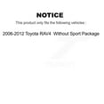 thumbnail image 2 of Transit Auto Front Complete Suspension Shocks Strut and Coil Spring Mount Assemblies Kit for Car 2006-2012 Toyota RAV4 Without Sport Package - Left Right Side (Driver Passenger) K78A-100103, 2 of 2