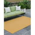 thumbnail image 6 of Unique Loom Outdoor Solid Collection Area Rug (7' 10" x 10' Rectangle Corn Harvest Yellow), 6 of 10