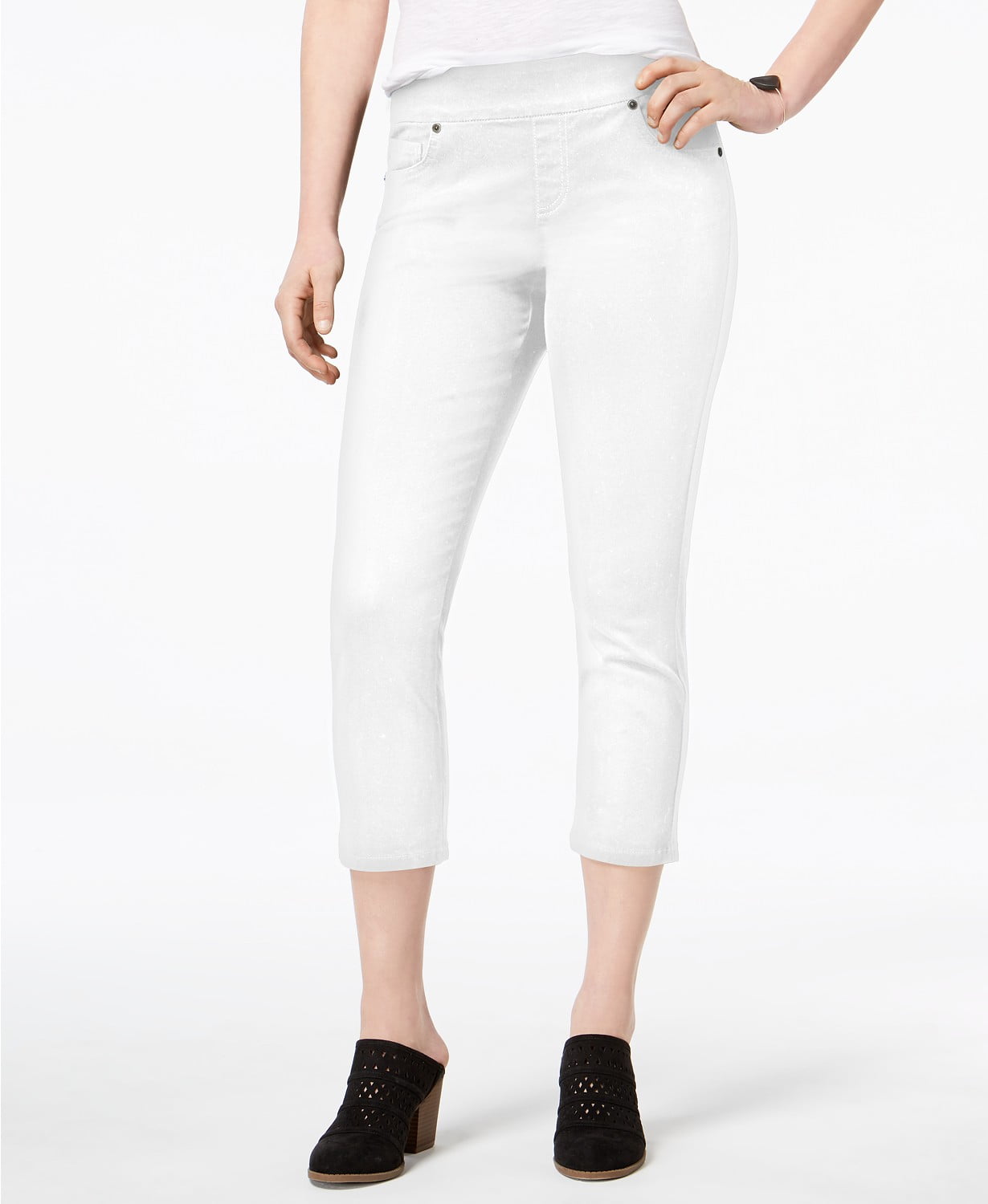 Women's Large Petite Stretch Skinny Capri Jeans PL - Walmart.com