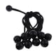 thumbnail image 2 of 10 Unids de Cuerda de Equipaje de Viaje Multifuncional Negro Sunnimix Cuerda elástica de bola, 2 of 7