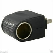 Cablevantage New 110V - 240V AC Plug to 12V DC Car Cigarette Lighter Converter Socket Adapter Max 1A Output