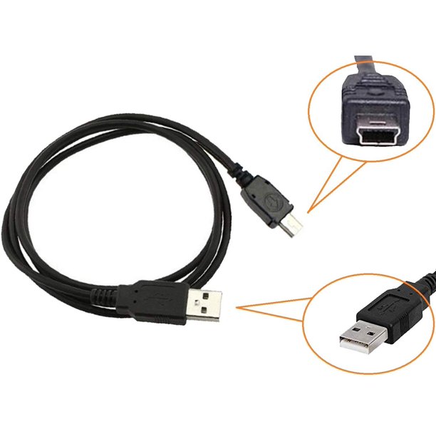 UpBright New Mini USB Data/Charging Cable Charger Power Cord Lead Compatible with Standard Horizon HX300 HX300E HX 300E HX 300 E Floating Handheld VHF FM Marine Transceiver Radio - image 2 of 5
