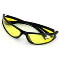 thumbnail image 3 of BiFocal Black Sunglasses With Yellow Night Driving Lens - 100% UV Protection. Bi-focal Reading Glasses Reader, 3 of 5
