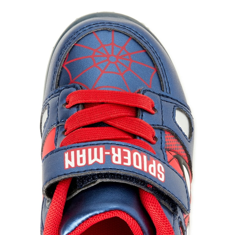 Marvel Spiderman Toddler Boys Casual Shoes with Hook and Loop