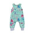 thumbnail image 2 of Infant Baby Cartoon Patterns Jumpsuit, 6 12 18 24M 3T Cute Style Sleeveless Round Neck Romper, 2 of 5