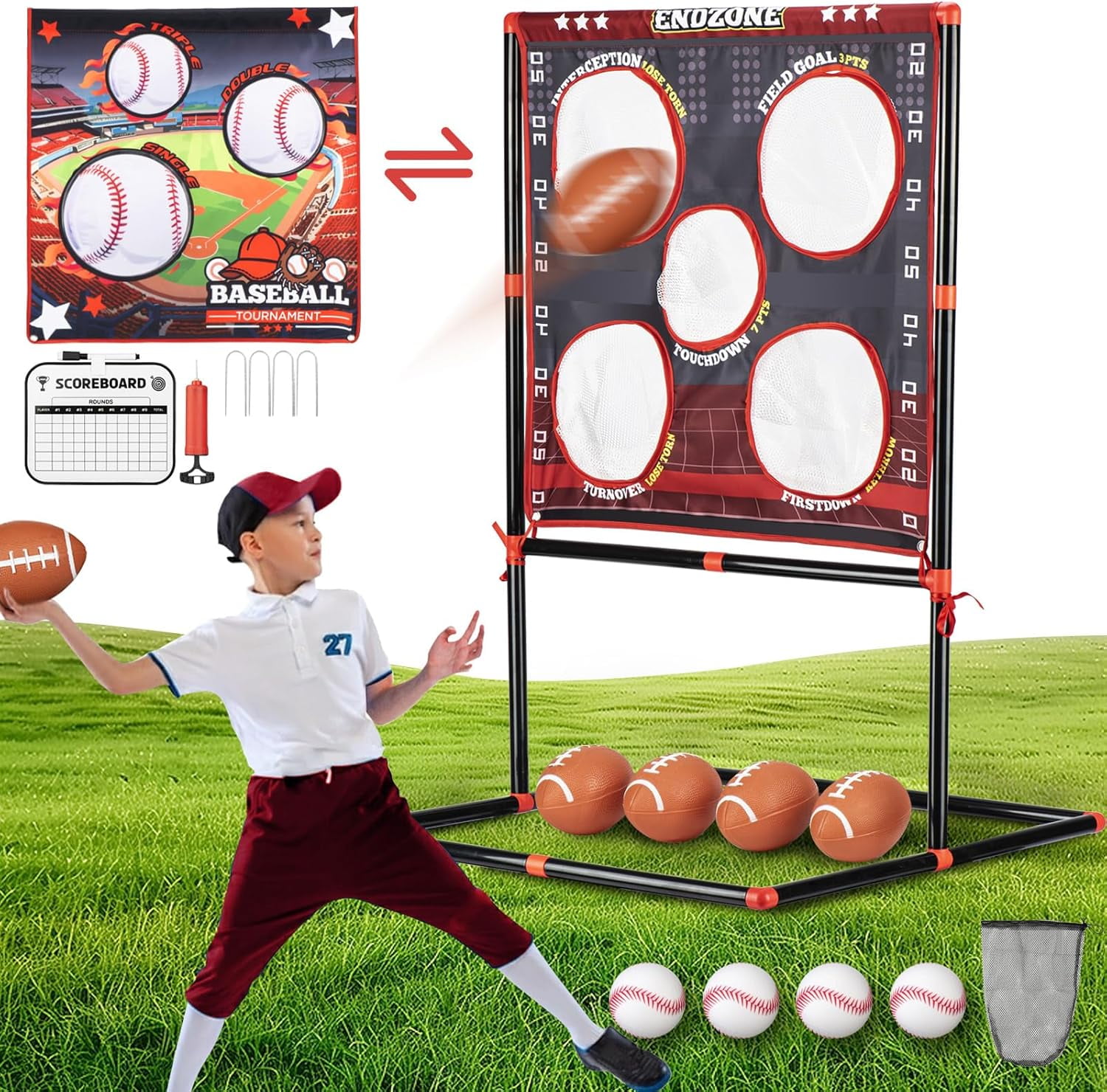 Toss! セットアップ Franklin Sports Washer Toss Set - Portable Set - Family - Walmart.com