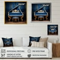 thumbnail image 4 of Designart "Azure Baroque Piano Brilliance" Music Floater Framed Canvas Wall Art, 4 of 5